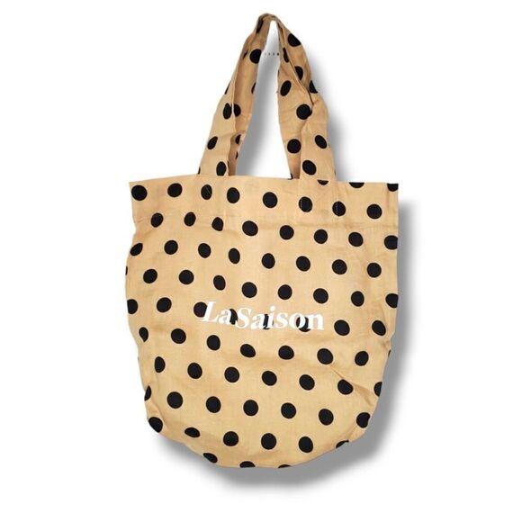 Faithful The Brand Tote Bag La Saison Polka Dot Handmade - Picture 1 of 15
